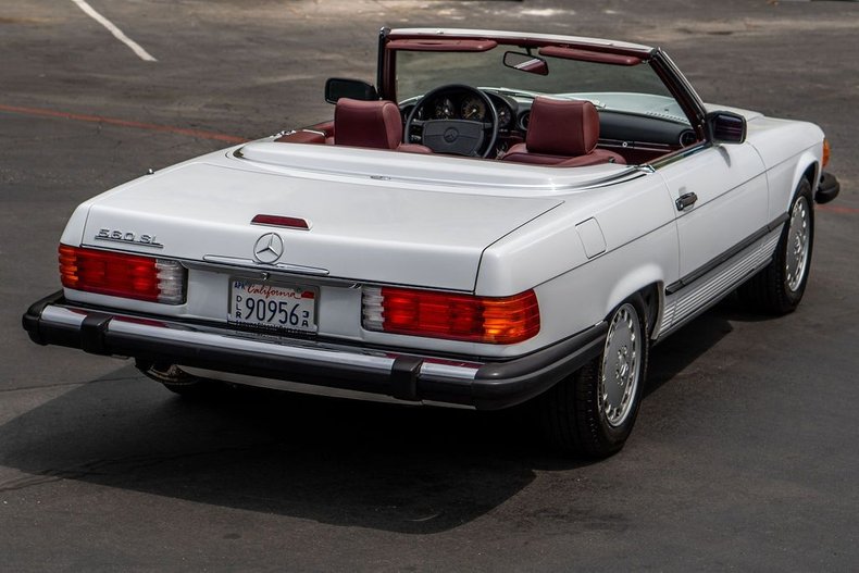 Mercedes-benz-Other-1988-White-Burgundy-Leather-31