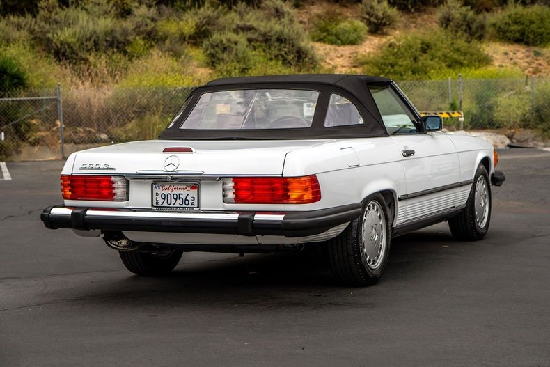 Mercedes-benz-Other-1988-White-Burgundy-Leather-34