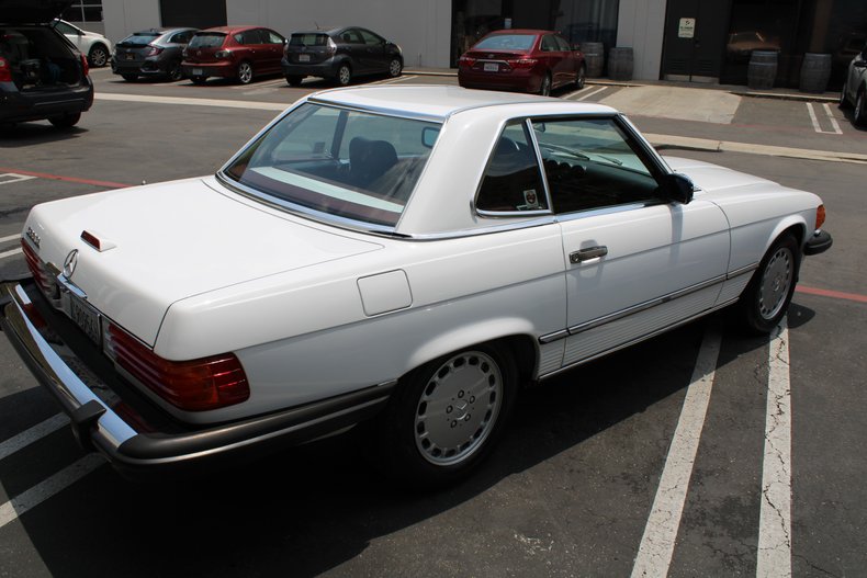 Mercedes-benz-Other-1988-White-Burgundy-Leather-4