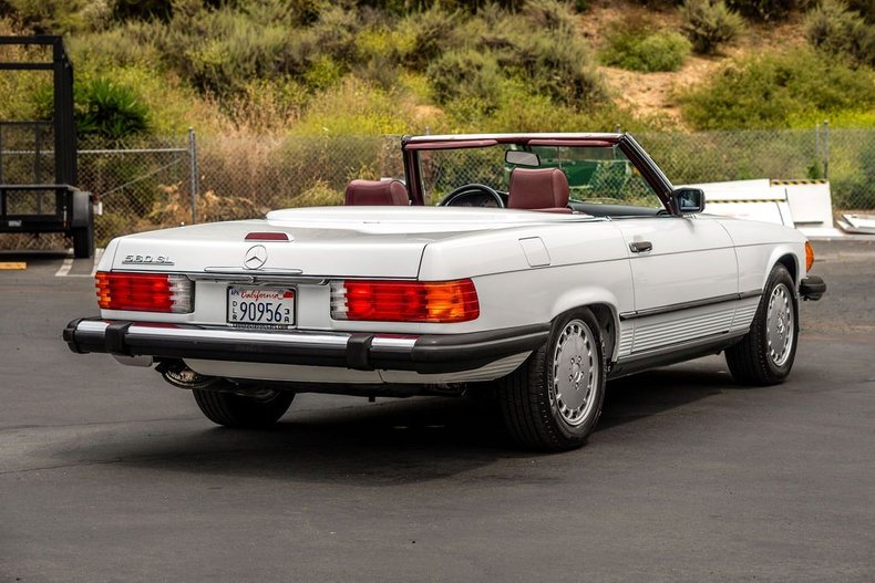Mercedes-benz-Other-1988-White-Burgundy-Leather-48