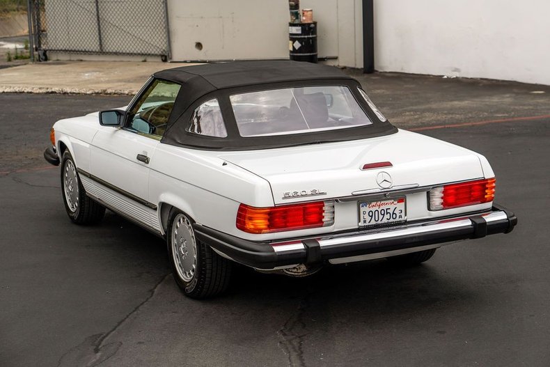 Mercedes-benz-Other-1988-White-Burgundy-Leather-6