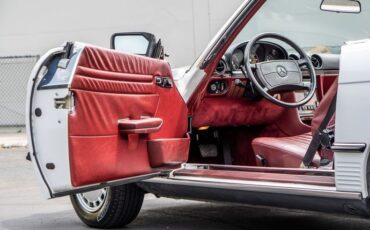 Mercedes-benz-Other-1988-White-Burgundy-Leather-7