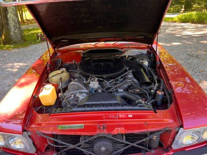 Mercedes-benz-Sl-1976-Red-Tan-1