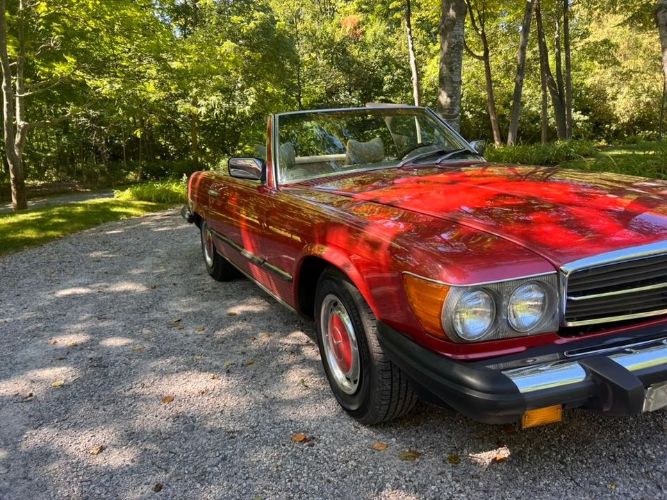 Mercedes-benz-Sl-1976-Red-Tan-11