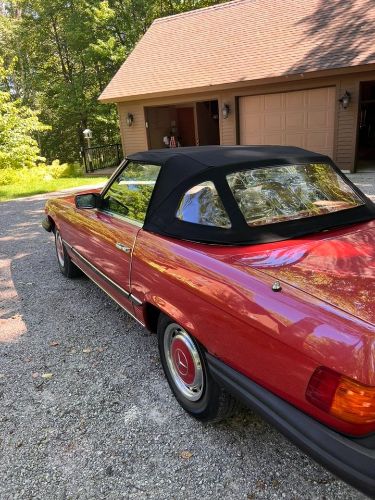Mercedes-benz-Sl-1976-Red-Tan-4