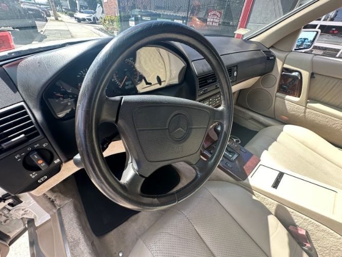 Mercedes-benz-Sl500-1995-Polar-White-Parchment-Leather-4