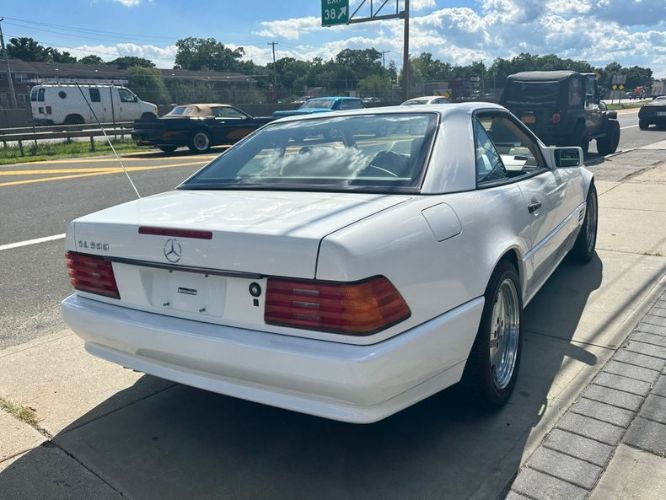 Mercedes-benz-Sl500-1995-Polar-White-Parchment-Leather-9