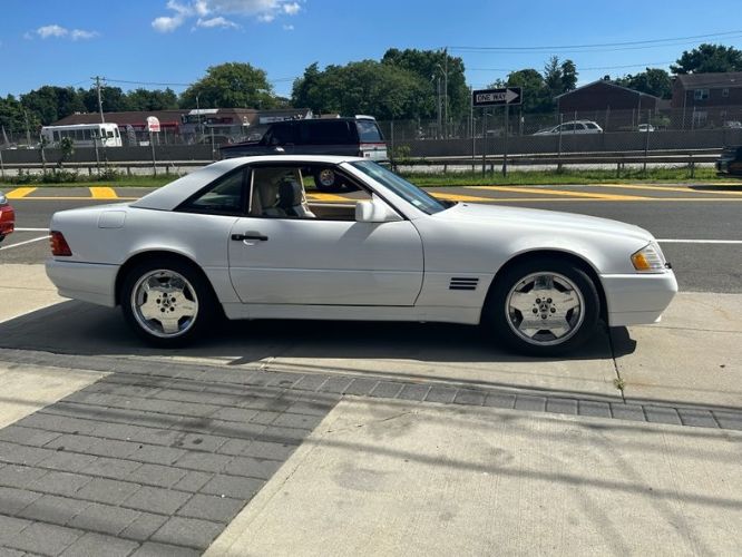Mercedes-benz-Sl500-1995-Polar-White-Parchment-Leather