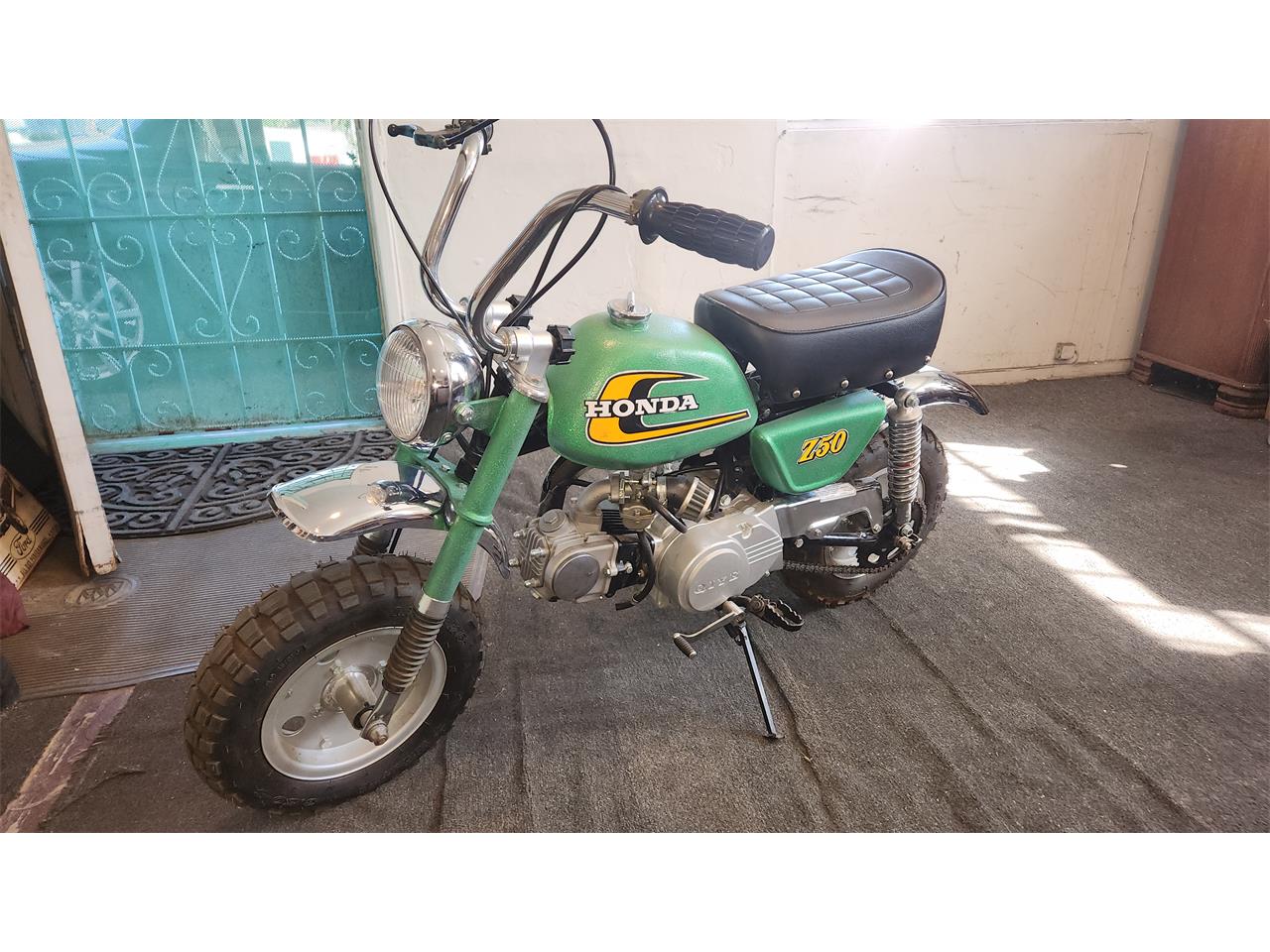 Mini-Bike-1974-Sparkle-Green-Black-2