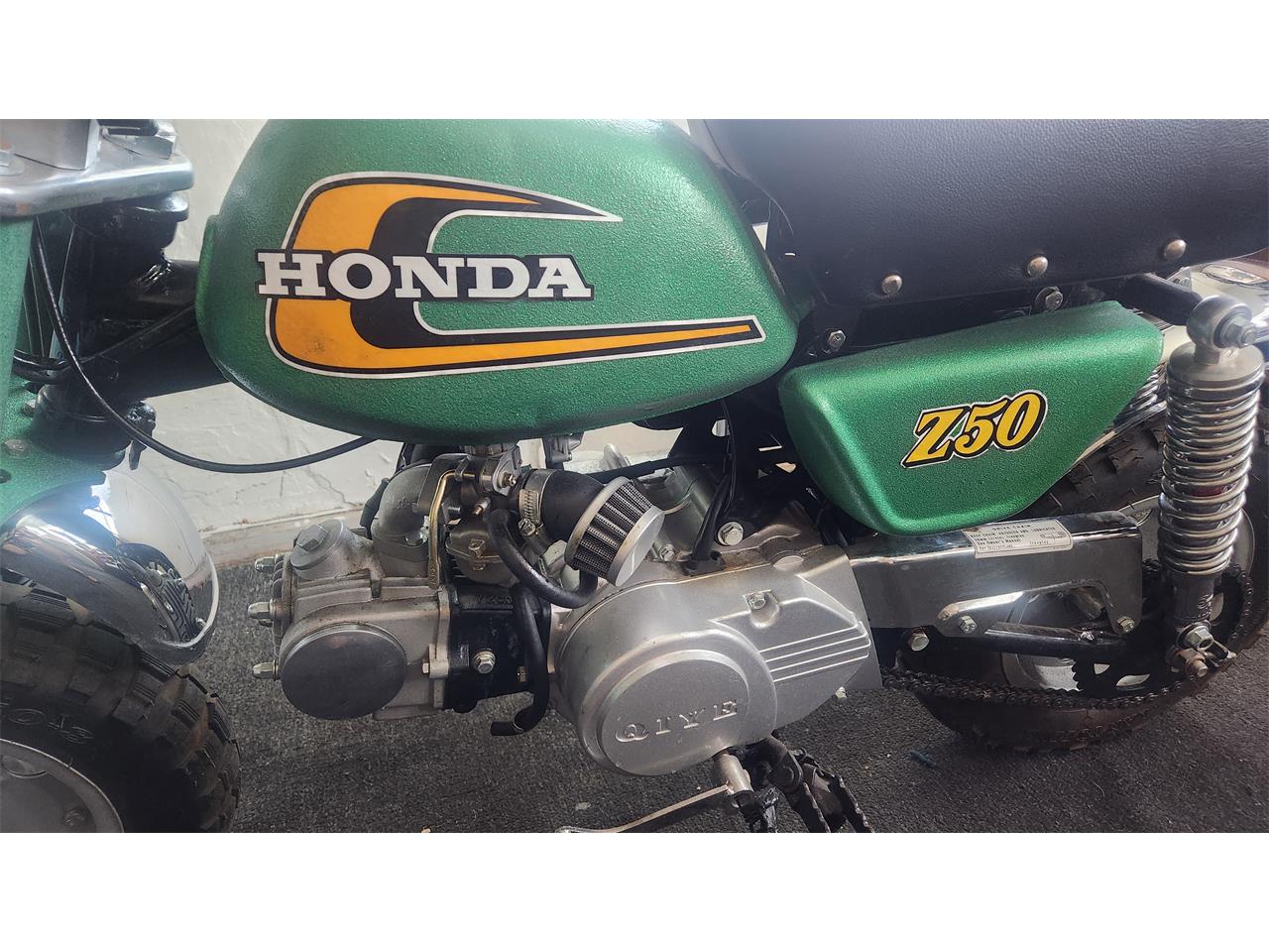 Mini-Bike-1974-Sparkle-Green-Black