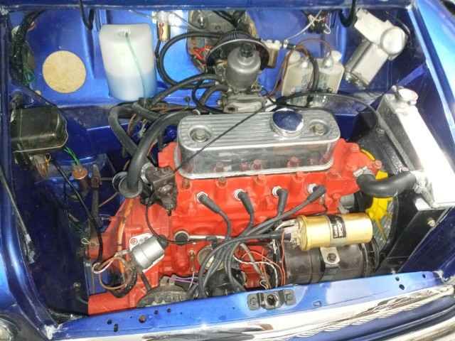 Mini-Cooper-1963-Blue-Brown-19