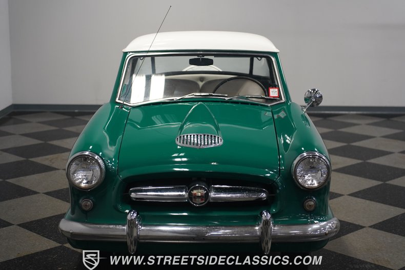 Nash-Metropolitan-1954-Green-White-Houndstooth-13