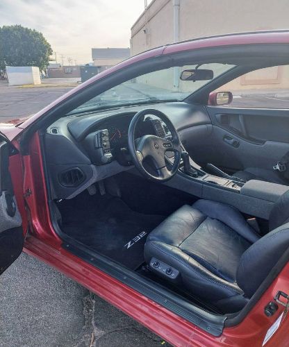 Nissan-300zx-1990-Red-Black-Leather-5