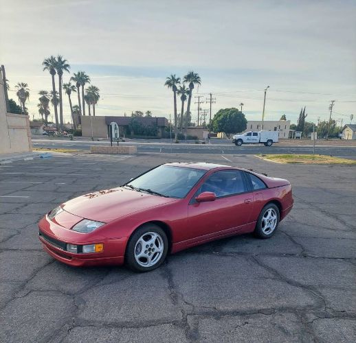 Nissan-300zx-1990-Red-Black-Leather