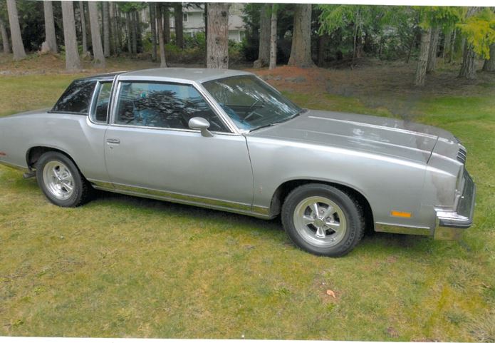 Oldsmobile-Cutlass-supreme-1978-Silver-and-black-Blue-3