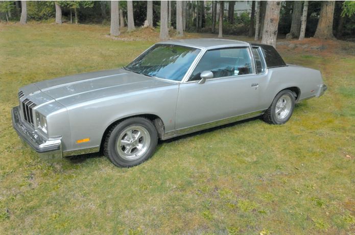 Oldsmobile-Cutlass-supreme-1978-Silver-and-black-Blue-8