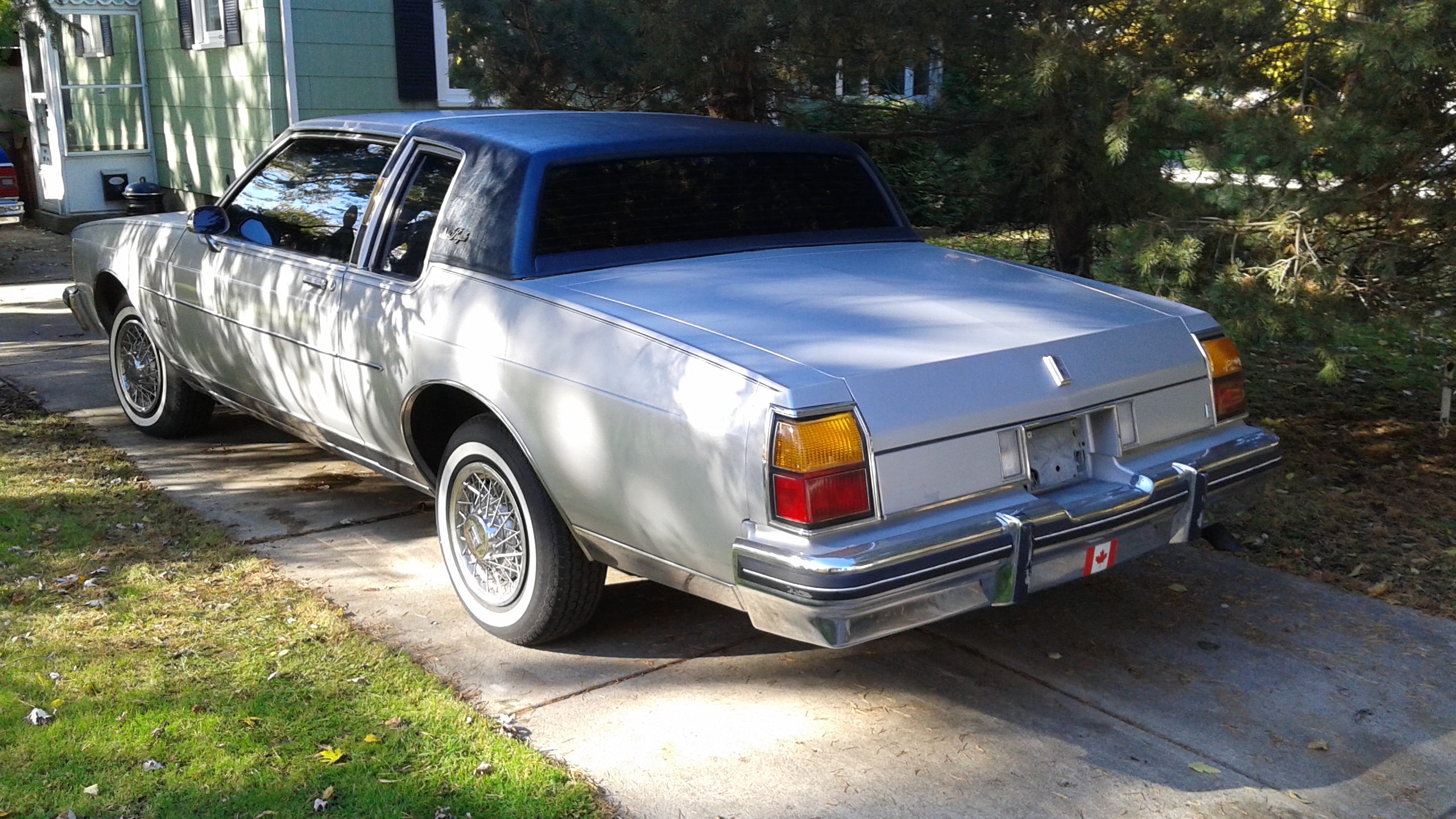 Oldsmobile-Delta-royale-1984-Silver-Blue-2