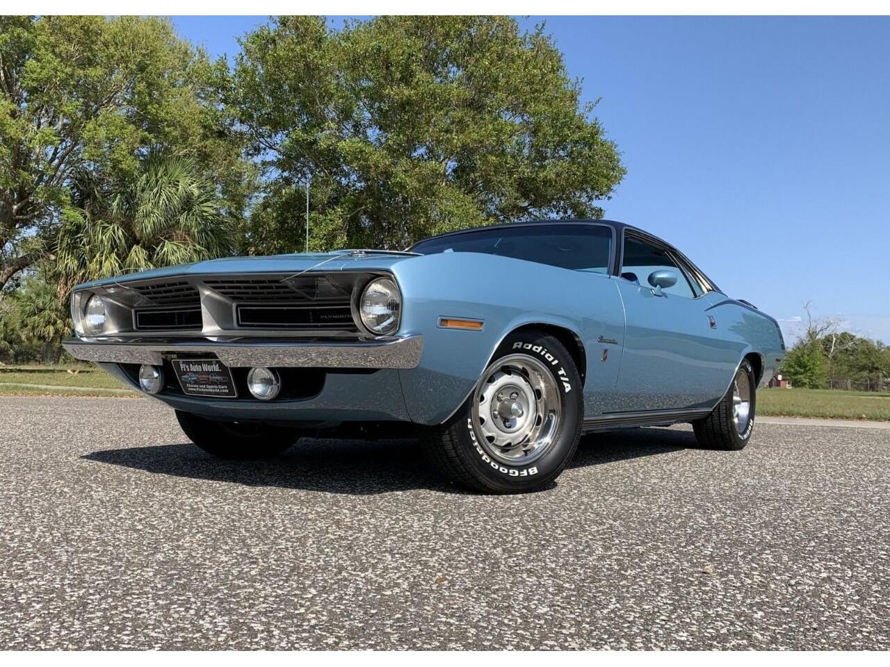 Plymouth-Barracuda-1970-Blue-Blue-1