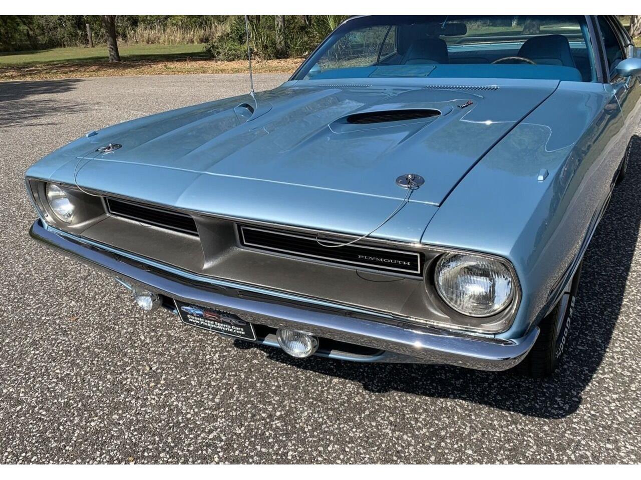 Plymouth-Barracuda-1970-Blue-Blue-2