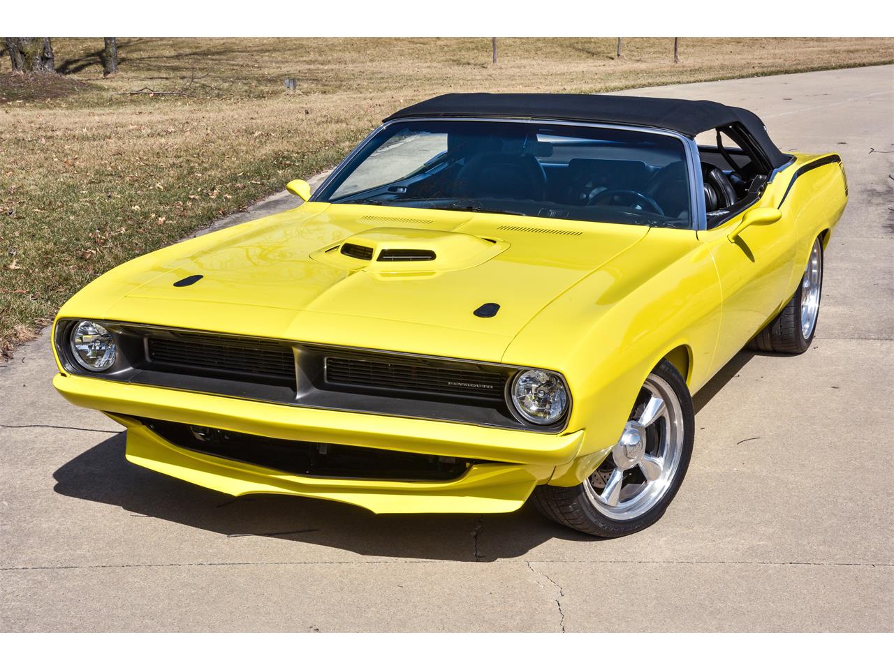 Plymouth-Barracuda-1970-Yellow-Black-7