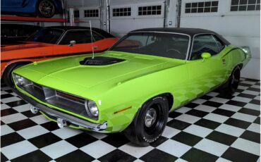 Plymouth-Cuda-1970-Lime-Light-Black-19