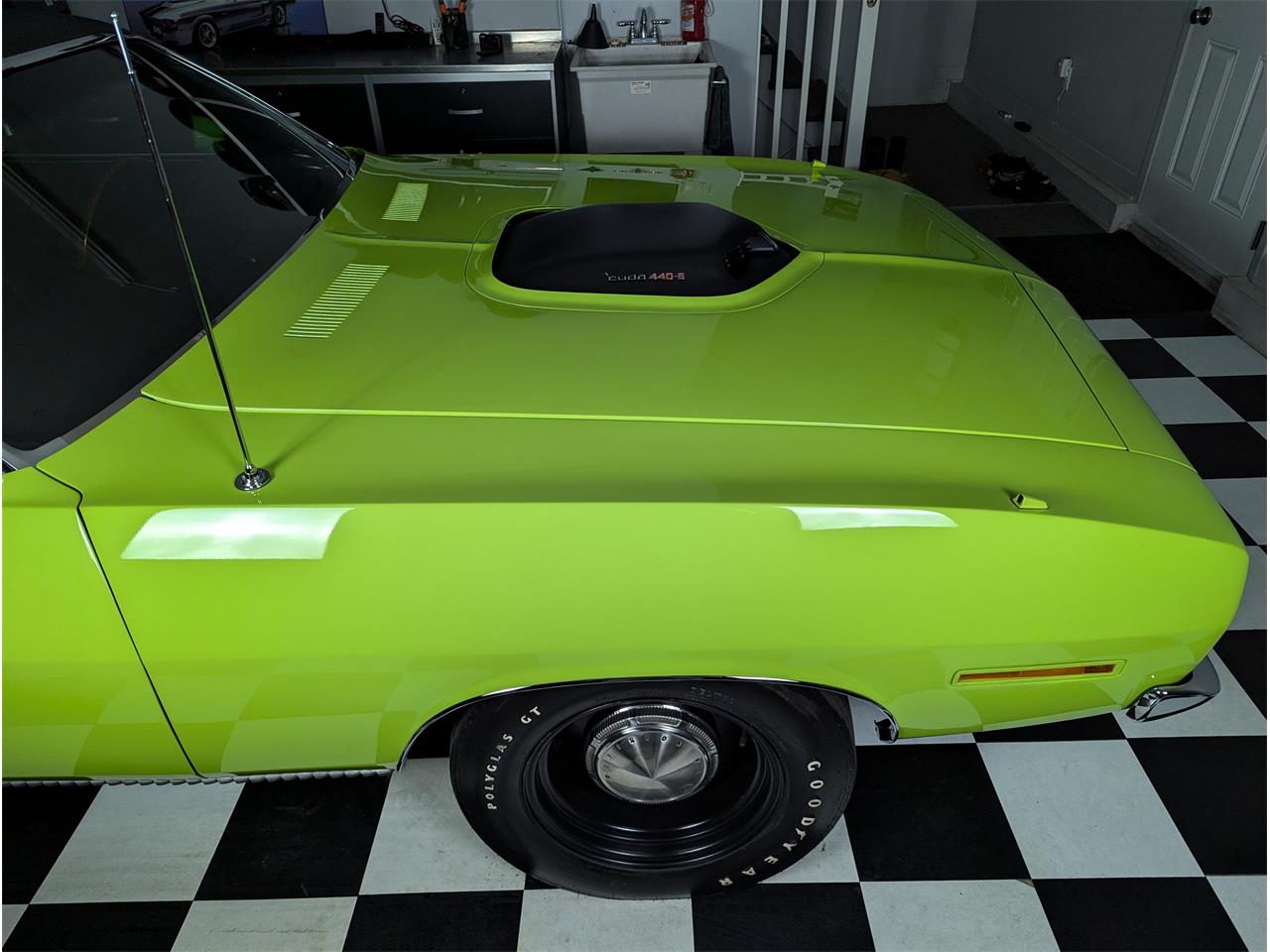Plymouth-Cuda-1970-Lime-Light-Black-27