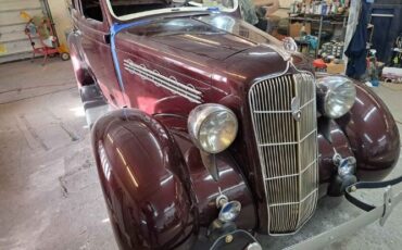 Plymouth-Other-1935-Red-Beige-8