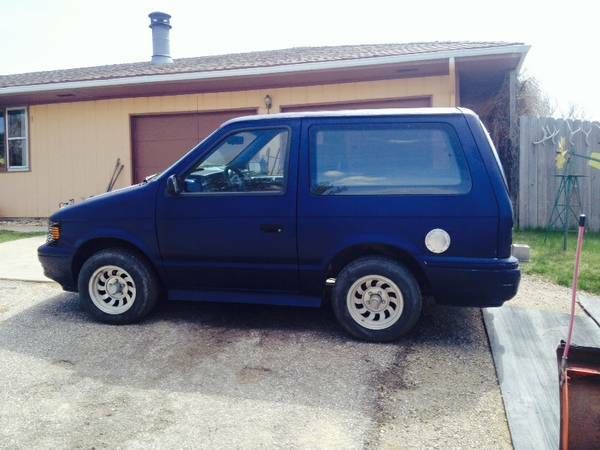 Plymouth-Voyager-1993-Blue-Blue-4