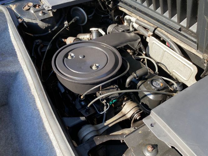 Pontiac-Fiero-1984-Blue-Tan-8