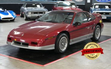 Pontiac-Fiero-1987-Maroon-Gray