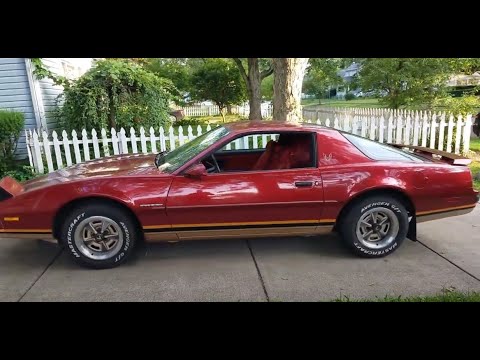 Pontiac-Firebird-1987-Red-Red-1