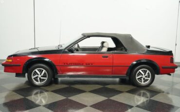 Pontiac-Sunbird-1986-Red-Gray