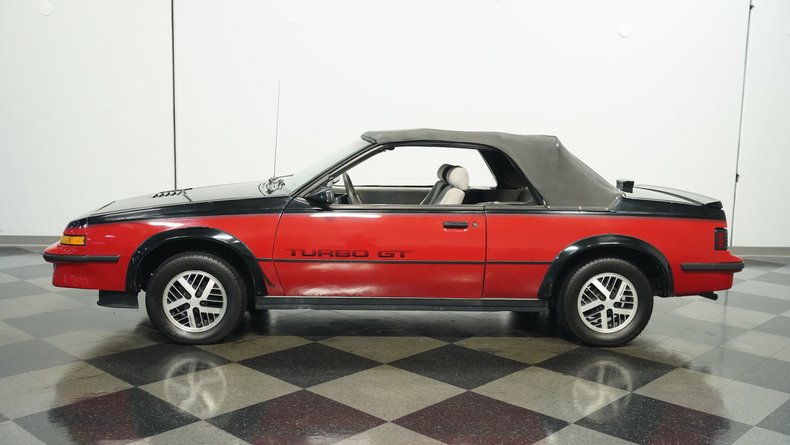 Pontiac-Sunbird-1986-Red-Gray