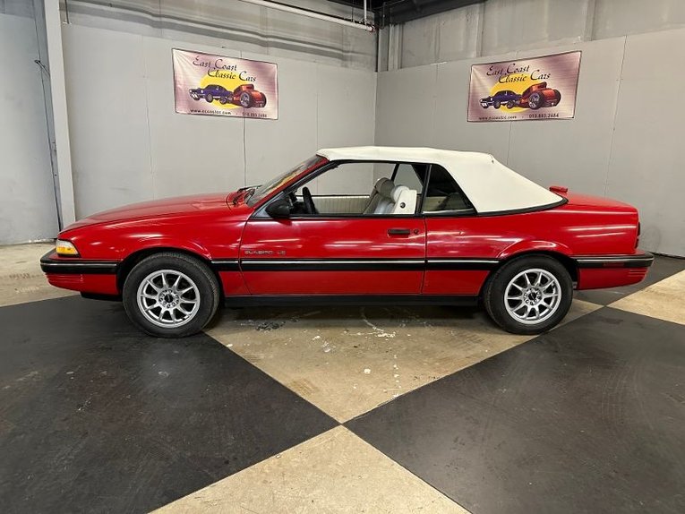 Pontiac-Sunbird-1991-Red-White-1