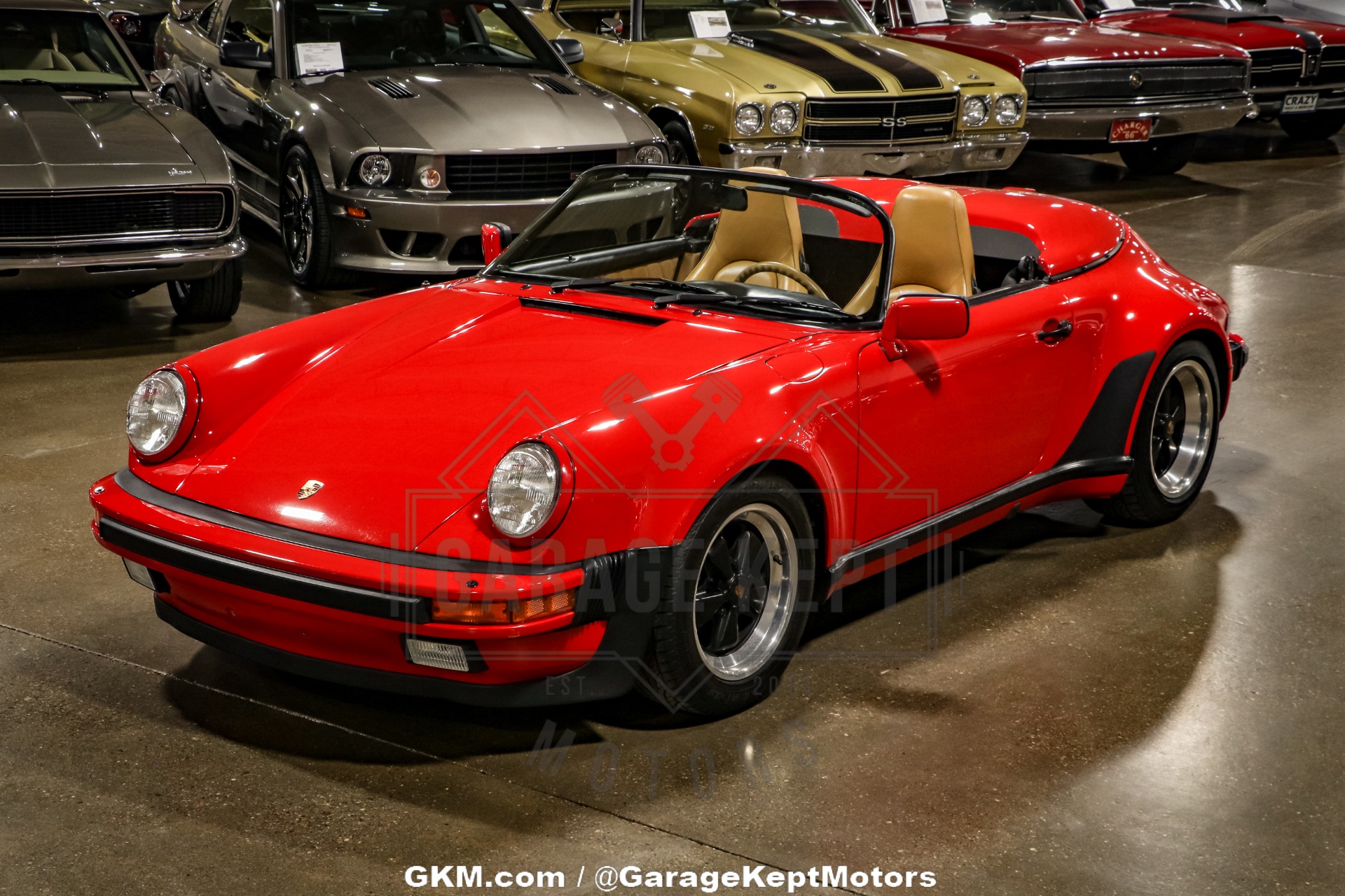 Porsche-911-1989-Red-Tan-36