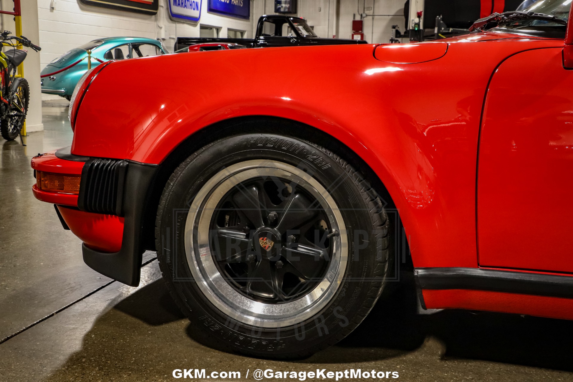 Porsche-911-1989-Red-Tan-38