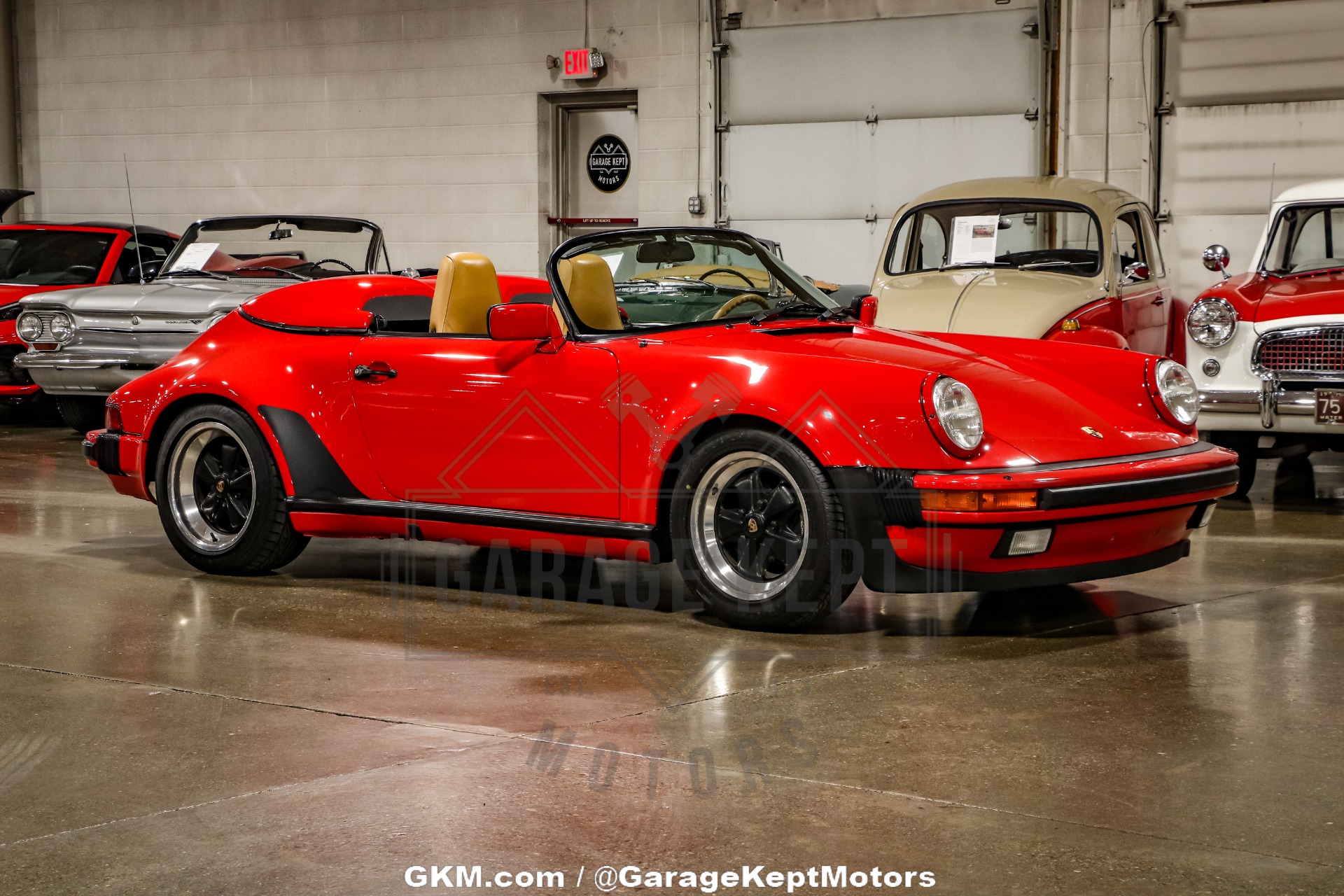 Porsche-911-1989-Red-Tan-45