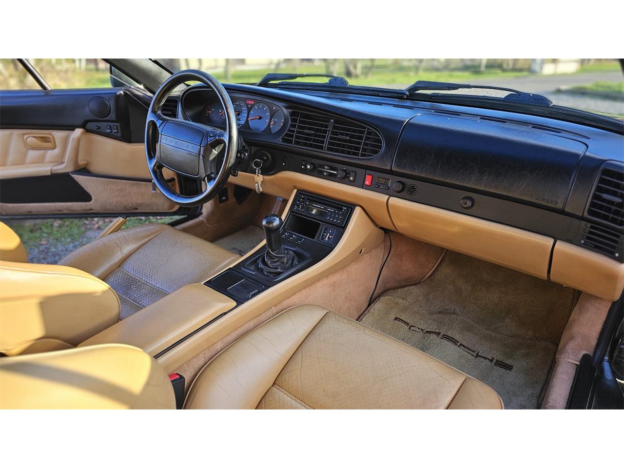 Porsche-968-1992-Dark-Green-Beige-5