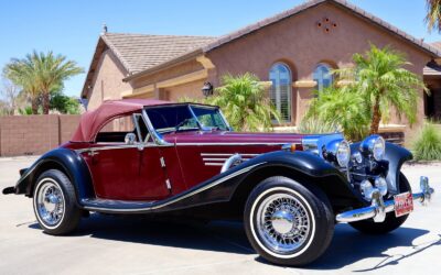 Replica/Kit Makes Mercedes 500K Marlene 1936 Convertible