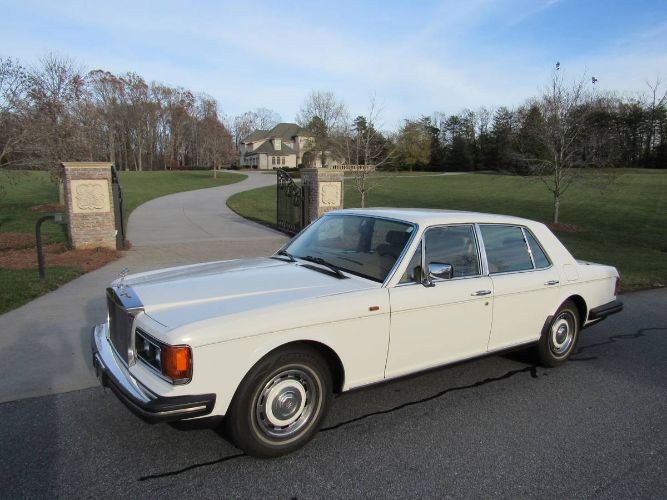 Rolls-royce-Silver-spirit-1986-White-Brown