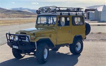 Toyota-Land-cruiser-fj40-1982-Orginal-yellow-Brown-1