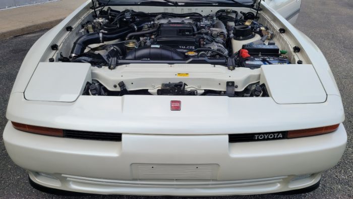 Toyota-Supra-1990-Pearl-White-Maroon-Leather-12
