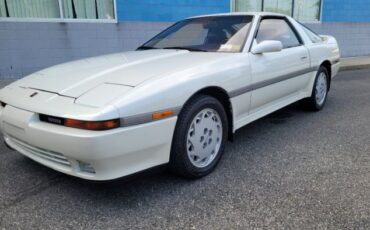 Toyota-Supra-1990-Pearl-White-Maroon-Leather-19