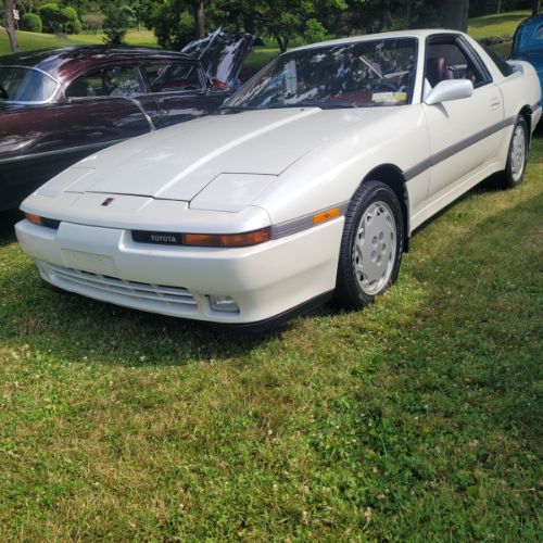 Toyota-Supra-1990-Pearl-White-Maroon-Leather-28