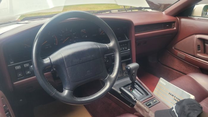 Toyota-Supra-1990-Pearl-White-Maroon-Leather-31