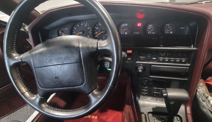 Toyota-Supra-1990-Pearl-White-Maroon-Leather-33