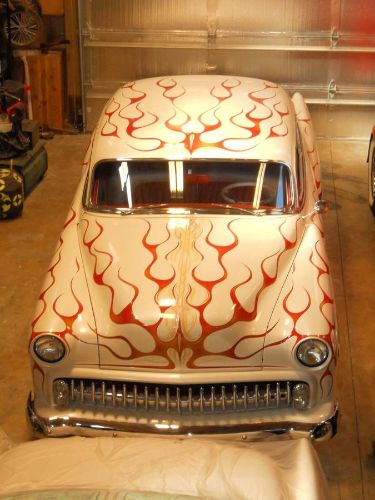 Unknown-Bel-air-1954-Custom-Orange-and-White-4