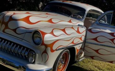 Unknown-Bel-air-1954-Custom-Orange-and-White-7