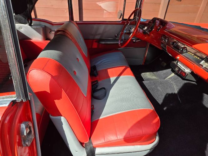 Unknown-Bel-air-1957-Matador-RedWhite-To-Two-Tone-RedSilver-15