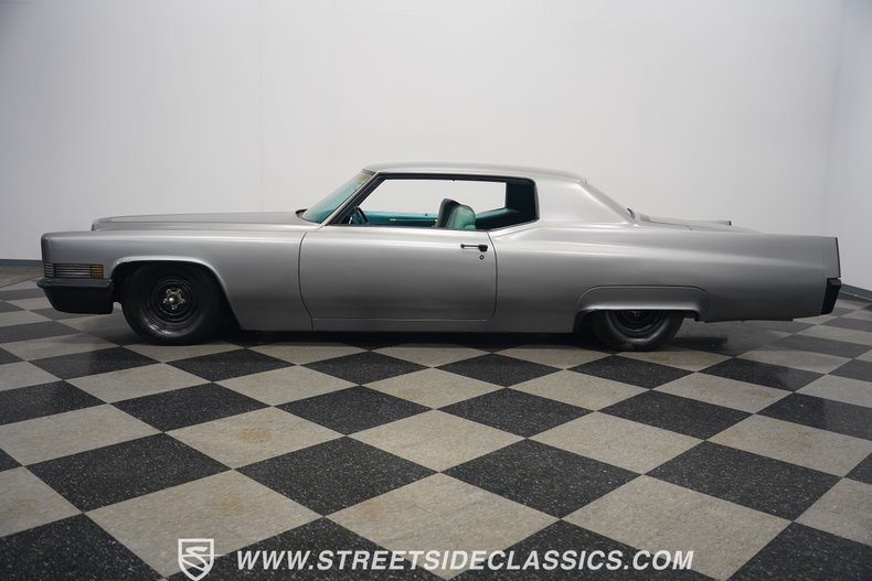 Unknown-Coupe-deville-1970-Matte-Gray-Medium-Turquoise